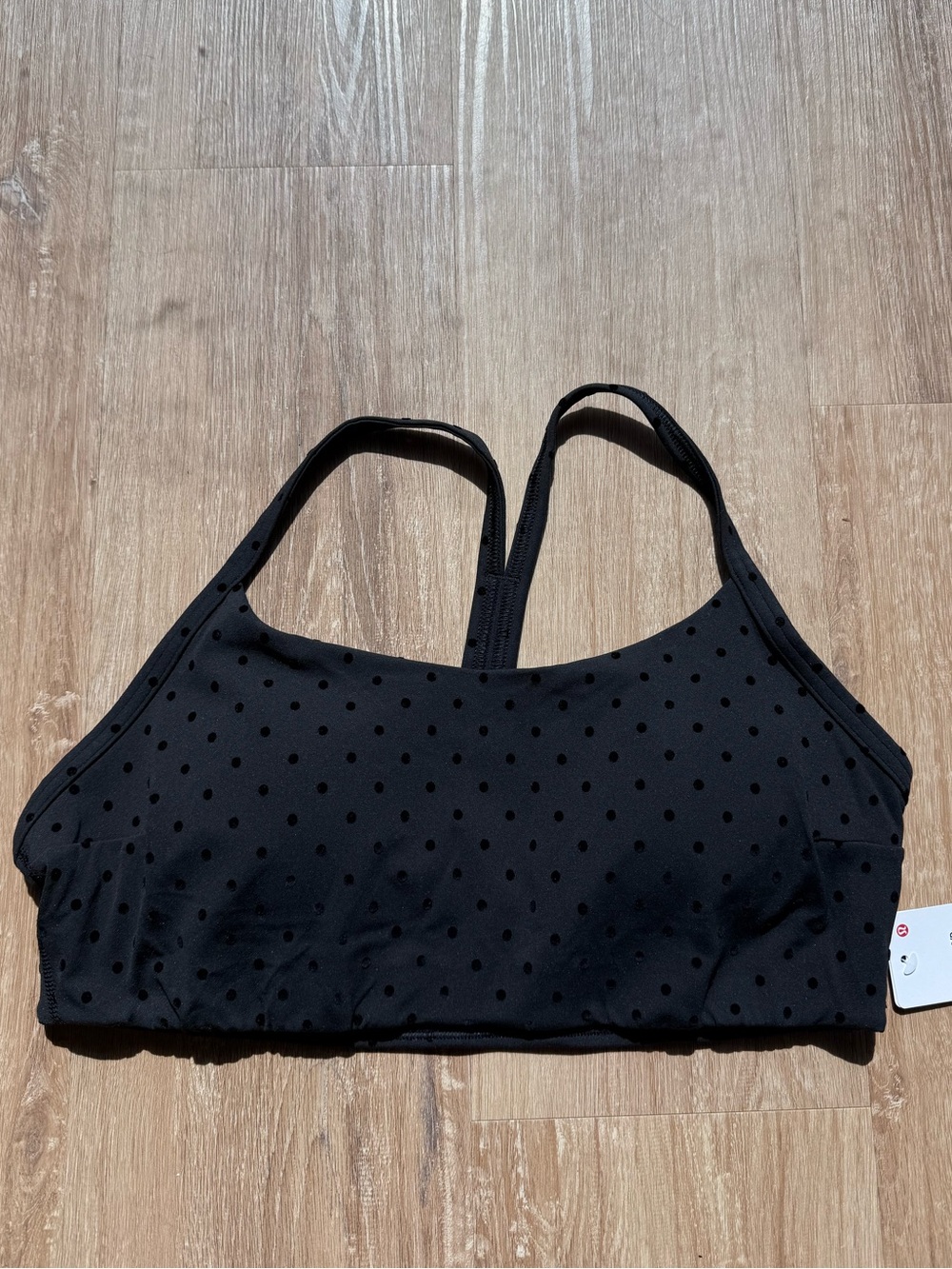 Lululemon Polka Flock Flow Y Bra C/D